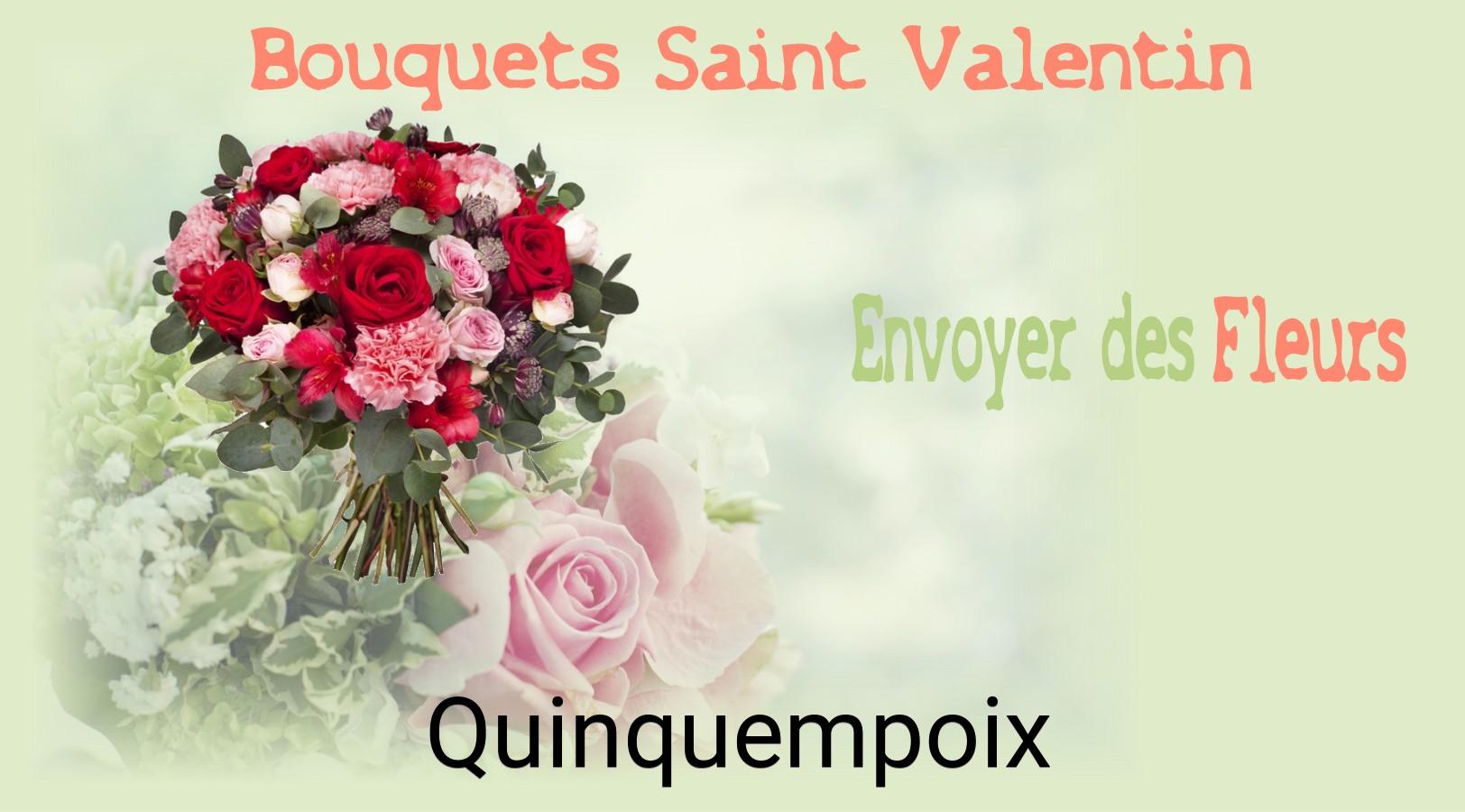 Roses de Saint-Valentin livrées à Quinquempoix